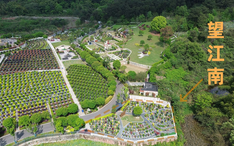 白塔园墓区及望江南墓区所在位置 白塔园墓区及望江南墓区所在位置