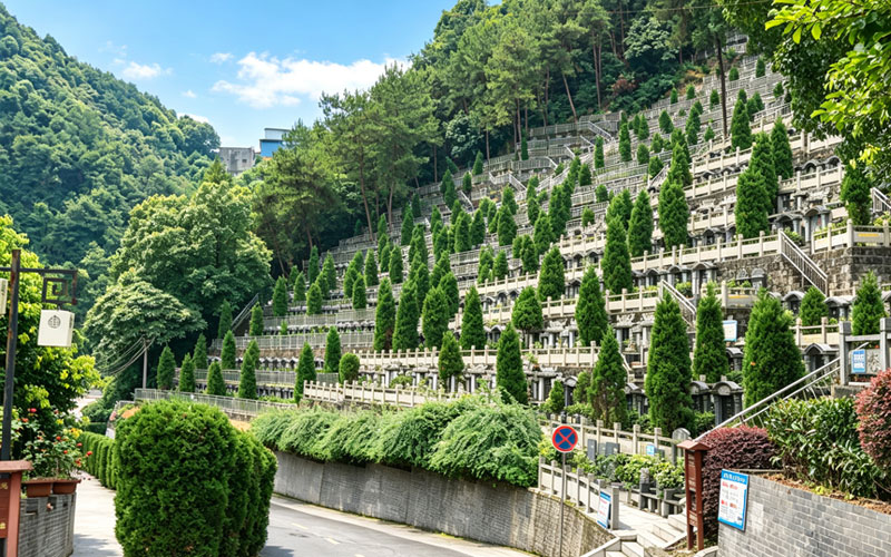重庆龙居山墓区环境实拍图 重庆龙居山墓区环境实拍图